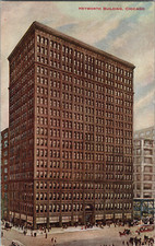 Vintage Chicago IL Postcard Heyworth Building picture