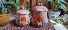 Vintage Arnel's 1975 Mushroom Canister Set 8