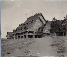USA, Yellowstone, Old Faithful Hotel, Vintage Print, ca.1910 Vintage Print ti picture
