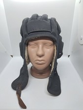 Original Military USSR Army Tankman Hat Winter Tank HeImet Russian Soldier picture