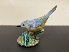 Stangl Pottery Blue Parula Warbler Bird Hand Painted  Figurine 3583 Signed  picture