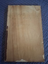 1896-99 Oklahoma Territory Prosecuting County Attorney Crime Case Ledger Book picture