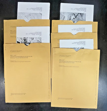 5 Lot USGS Mars MTM Photomosaic Maps NASA Kasei Outflow I-1694 I-1698 Pristine picture