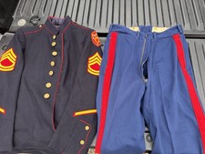 Original WW2 USMC Marine Corps Dress Blues Uniform FMF Fleet Marine Force picture