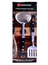 Wusthof 5 Piece Kitchen Tool Set Skimmer Spoon Spatula Ladle New In Box picture