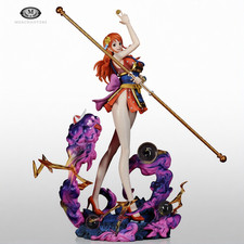 One Piece 12in Nami Wano Figure Clima-Tact Staff PVC Statue Toy Collectible picture