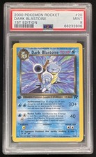 2000 Pokemon Team Rocket First Edition #20/82 Dark Blastoise PSA 9 picture