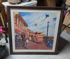 BOARDWALK INN RESORT Disney Original Prop - Framed Mickey Artwork used in Resort picture