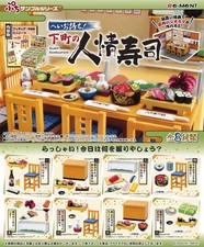 Re-ment Petit Sample Sushi Restaurant 8pcs Complete Box Set picture
