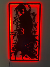 anime metal wall art Itachi black custom picture