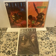 Aliens Comics Set Of 3. Aliens Earth War, Aliens, Aliens Vs Predator NM picture