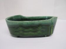 Vintage UPCO Ungemach Green Pottery Planter 257 USA 8 3/4
