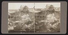 Photo:Wind Cave SD Hotel Entrance 1907 Cave House Lodge Stereograph picture