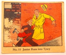 1937 R41 DICK TRACY Card #33 Walter H. Johnson Caramels Nice Condition picture