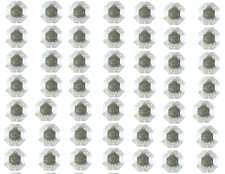 32mm Chandelier 2-Hole Prism Octagon Crystal Shape, Clear, LOT OF 50 picture