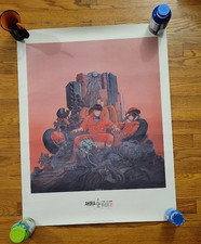 Akira Poster 1993 Otomo Katsuhiro 1000 Editions 19.5x27 Rare picture