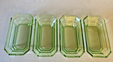 Vintage Glass Celery Dish-Art Deco 1920's Tea Room Indiana Glass Lot of 4 picture