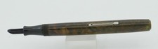 Waterman 32 Green & Bronze w/Chrome Trim Fountain Pen Body - 1930's - Part picture