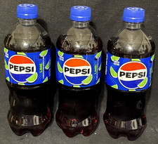 Pepsi Lime Limited Edition 20oz 3 Bottles Cola Discontinued Collectible NEW picture