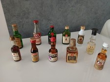 Lot 11 Collectible Cute Liqueur Bottles picture