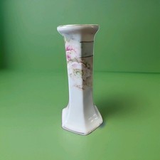 Antique hat pin holder Royal Rudolstadt Prussia J Hahn Victorian Vanity Rose Vas picture
