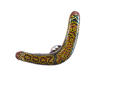 MINT 2000 SIDNEY AUSTRALIA SUMMER OLYMPICS BOOMERANG  PIN picture