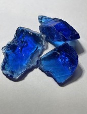 TANZANITE NATURAL RAW ROUGH CRYSTAL BLUE 3 piece 34 Grams+ HIGHLY SOUGHT AFTER, picture