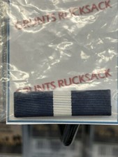 U.S. MIL/RIBBON DV0005 - NAVY BLUE - DISTINGUISHED SERVICE MEDAL RIBBON picture