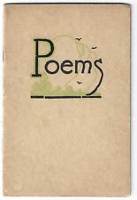 1920's Poems (For Teaching) by Harriet Luella McCollum - Ellicott Press A2 picture