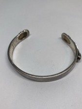 UNTIL THERES A CURE MADE IN ITALY BANGLE BRACELET CANCER AWARENESS picture