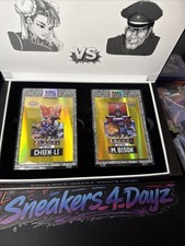 2026 SMC Street Fighter Gold Set Chun-Li & M. Bison #2/10 Matching Numbers picture