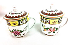 Vintage Jingdezhen Teacup with Lid 1950