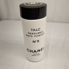 CHANEL NO. 5 Talc Perfumed Bath Powder 6 oz read 90% picture