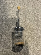 Vintage Hazel Atlas Glass Food Nut Chopper 13