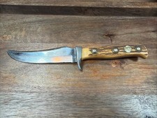 RARE Vintage Puma Pre-64 Skinner 6393 Stag Handle Knife No Serial Number picture