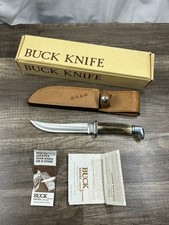Mint Rare Vintage BUCK Knife~ 121 ~ Leather Sheath & Box Please Read picture
