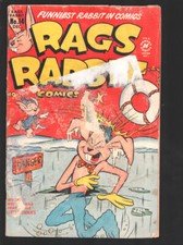 Rags Rabbit #14 1951-Harvey-electric chair panel-FR picture