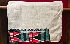 Vintage Rio Grande Pueblo Dance Kilt, White & Multicolor picture