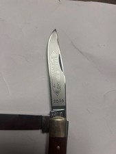 Vintage Boker USA Tree Brand 2525 Trapper Smooth Bone Folding Pocket Knife picture
