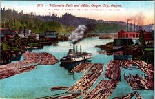 Postcard BUSINESS ACTIVITY SCENE Oregon City Oregon OR s/06 AM2884 picture