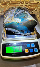 1077g Blue Sumatra Amber Rough – Investment Grade Gemstone Specimen picture