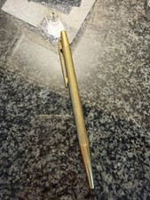 Montblanc Noblesse Gold Plated Ballpoint Pen - FOR REPAIR - Broken Clicker picture