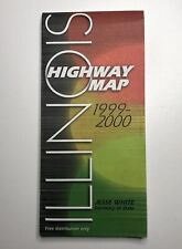 1999-2000 Official Illinois State Highway Transportation Travel Road Map picture