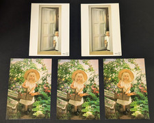 Lot of 5 Vintage 1978 Francois Gillet Postcards G.I.P. Tokyo Unused Cute Girl picture