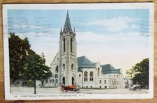 First Presbyterian Church Poughkeepsie New York NY Postcard PC 1922 Hughes picture