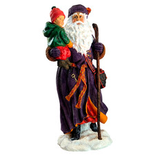 EPIC Pipka Santa THE CHRISTMAS TRAVELER Limited Edition Resin Figural Large 11