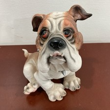English Bulldog Resin Figurine Sculpture Puppy Dog Lifelike 7