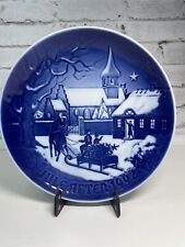 BING & GRONDAHL 7 1/4 inch Christmas Plate  1992: The Pastors Christmas picture