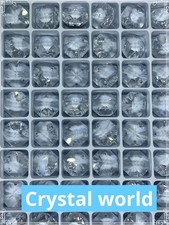 96pcs 18mm 2 Holes Clear Crystal Parts Octagon Prisms Sets Chandelier Parts picture