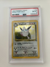 1999 Pokemon Jungle Wigglytuff 16/64 Vintage WOTC Holo Foil Rare PSA 8 picture